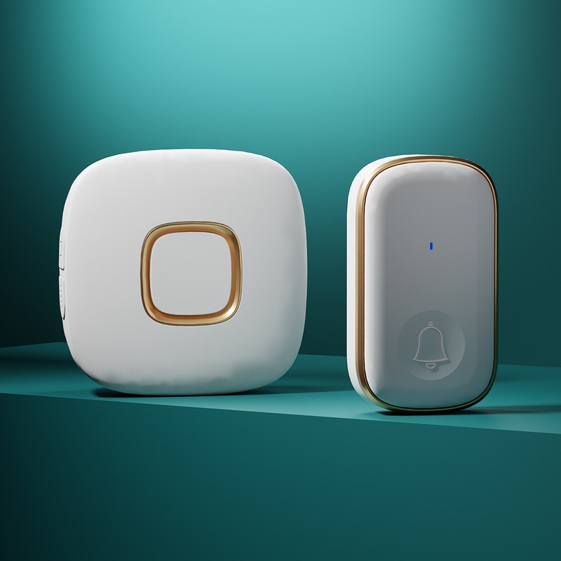 博颖C636无线家用门铃一拖按键呼叫器设门铃交流可数码不同一铃声