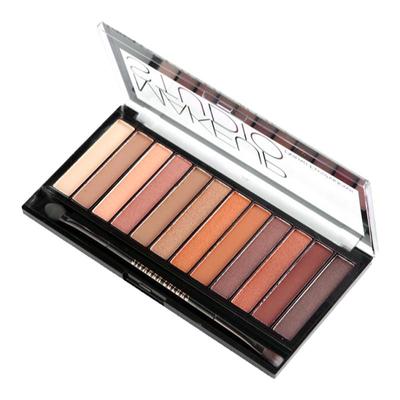 思薇娜十二色眼影哑光大地12色