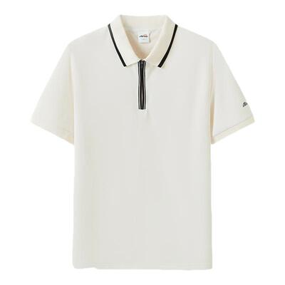 ellesse小贝壳拉链防晒短袖POLO