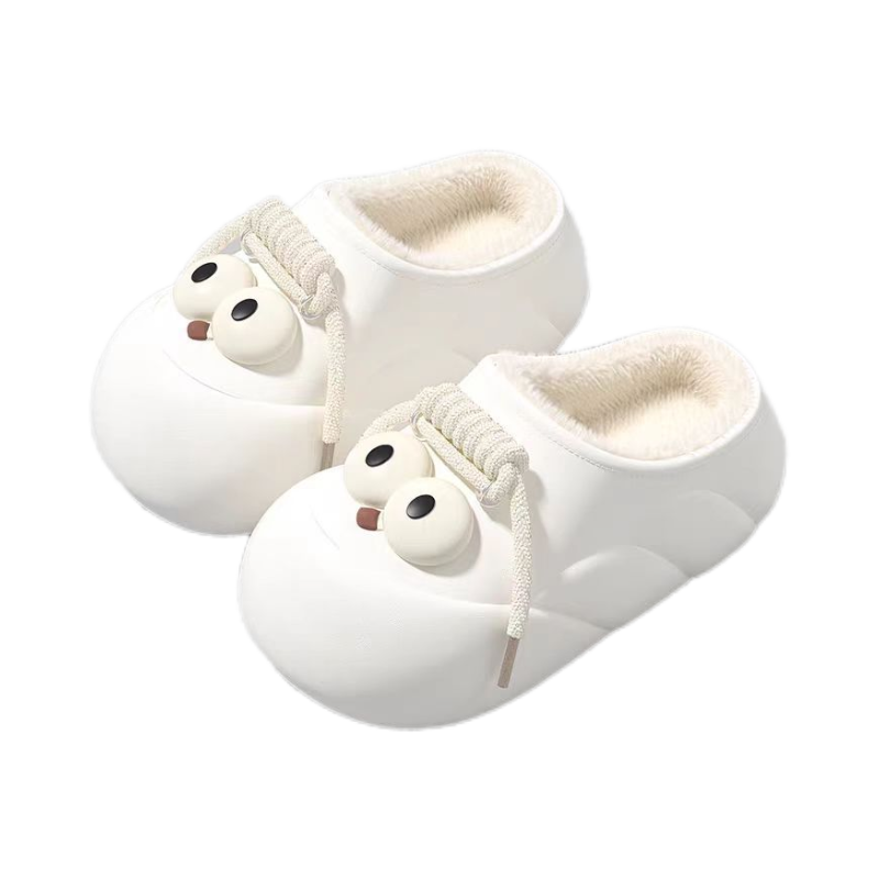 防水棉拖鞋女士2024新款秋冬外穿保暖厚底防滑室内居家用棉鞋女冬