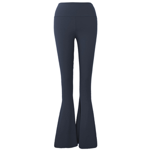 DANCEBABY拉丁舞裤子舞蹈裤女士高腰国标舞专业练功长裤微喇叭裤