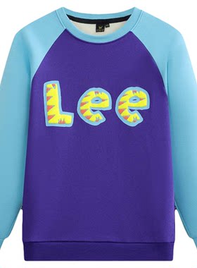 leekids童秋冬加绒加厚卫衣