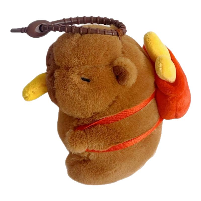 卡皮巴拉拉线薯条背包挂件水豚