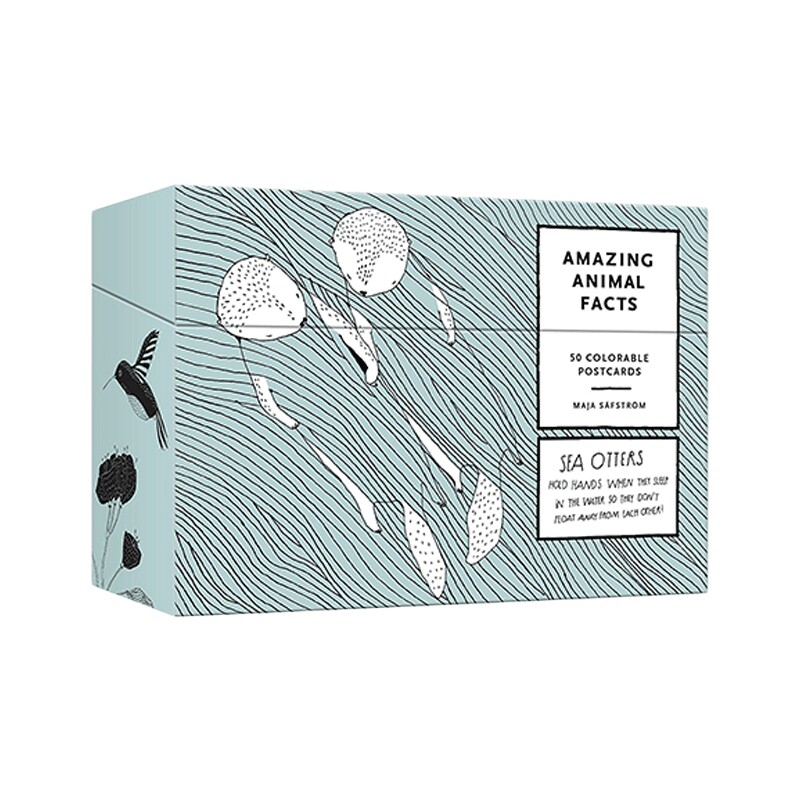 英文原版 Amazing Animal Facts Postcards 令人惊奇的动物事实明信片 Non-Traditional Frm 英文版 进口英语原版书籍