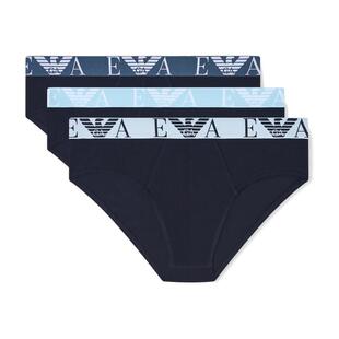 【礼物】EMPORIO ARMANI/阿玛尼春夏新款男三条提花三角内裤套装