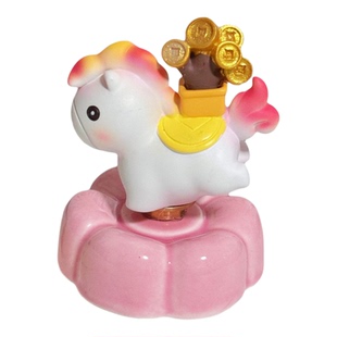 【马上有钱】转转小马创意马年吉祥物桌面工位装饰品发财马年礼物