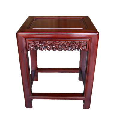 非洲黑酸枝苏作灵芝小方凳