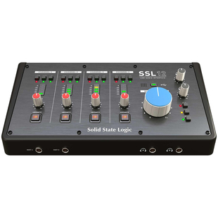 Solid State Logic SSL12声卡配录音编曲混音制作直播K歌外置声卡