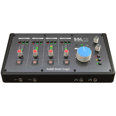 SSL12专业声卡12进8出4K模拟增强