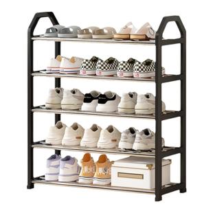 鞋架宿舍小型桌下省空间不锈钢鞋架子入户门口置物架出租屋鞋柜