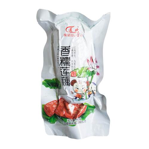 扬州特产宝应糯米藕蜜汁桂花香糯莲藕熟食莲欢甜糖藕真空包装2斤