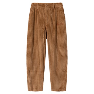 NewEra纽亦华秋冬男女灯芯绒保暖休闲潮流宽松阔腿裤长裤13350791