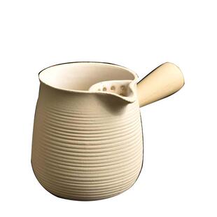 罐罐奶茶壶电陶炉煮茶器具烤奶罐烧水侧把壶陶瓷粗陶围炉煮茶陶罐