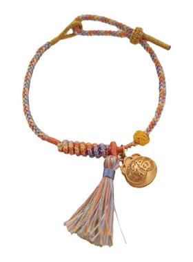 转经五彩手绳本命年转运手绳民族风藏式手绳2024新款手绳闺蜜绳