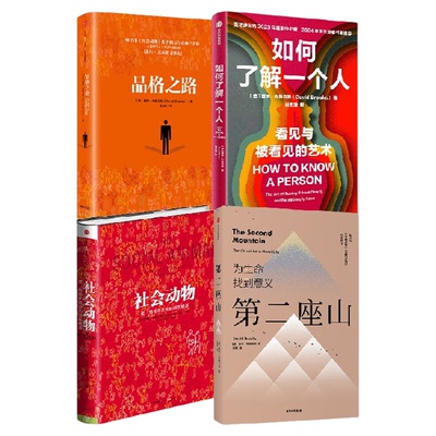 戴维·布鲁克斯作品4册戴维·布