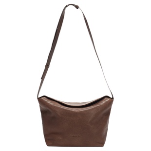 indicia标记包包羊皮牛皮单肩斜挎包银色皱痕摇滚风包S5C309BP116