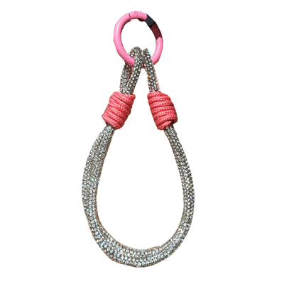 7.26韩国饰品nyunyu细闪彩色绑绳水钻手机挂绳钥匙扣多用装饰包挂