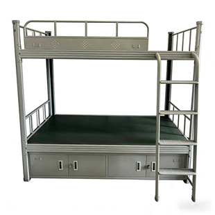 加厚上下铺铁床双层铁架床员工宿舍铁床工人高低铁制床职工架子床