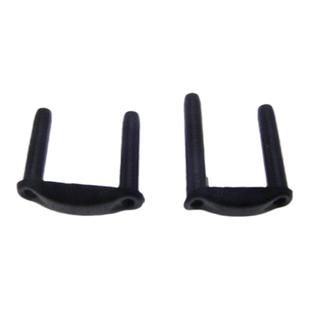 新品羽毛球拍胶粒护线管 长的短的双二2连钉黑色