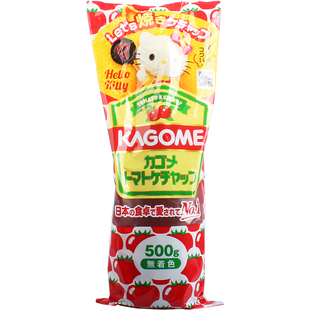 日本进口KAGOME可果美番茄酱500g家用沙司意面酱料薯条 包邮
