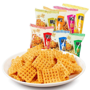 运康锅巴山西特产102g*7袋山西整箱超市同款零食散装运城特产大米