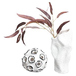 豪克创艺家居现代简约树脂多孔插干花花器摆件样板房售楼部软装