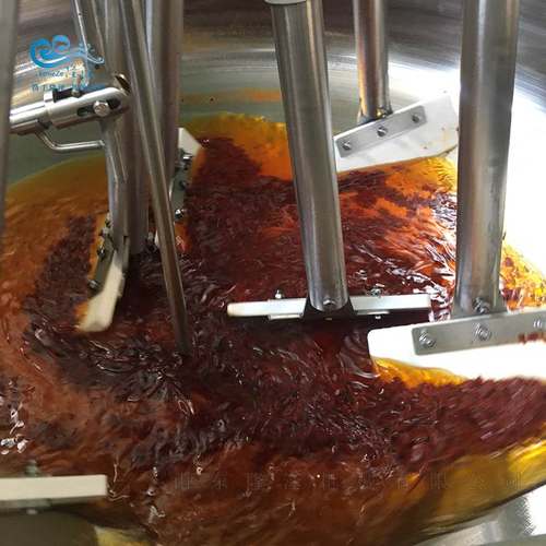 油泼辣椒酱炒锅 LZ-650L行星搅拌酱料炒锅 一款炒酱不糊锅炒酱锅