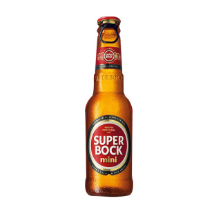 葡萄牙原装进口啤酒 超级波克啤酒super bock mini黄啤酒200ml*24