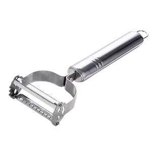 不锈钢削皮刀家用多功能刮皮刀水果蔬菜瓜刨土豆削皮器刨丝神器