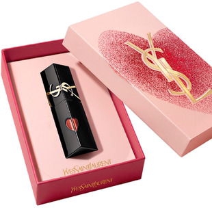 【情人节礼物】官方正品YSL圣罗兰黑管爱心唇釉 生日新年礼盒女