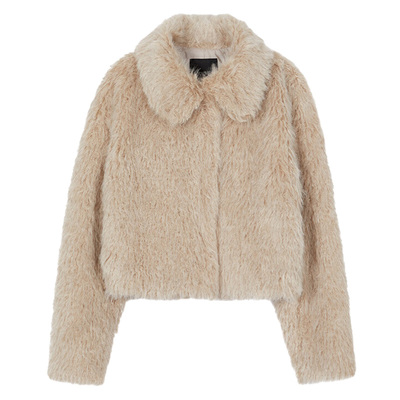 RAIVE韩系翻领保暖短外套