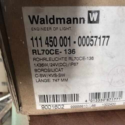 【请询价】Waldmann RL70CE-136工业灯具