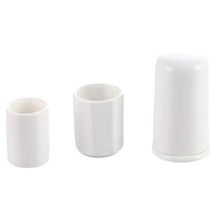 爆款疯抢潮州市酒店餐具镁质白瓷日式陶瓷牙签筒罐无盖牙签盅