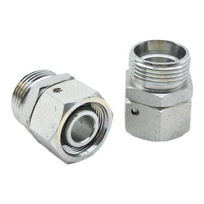 内外丝变径活接卡套式直通管接头