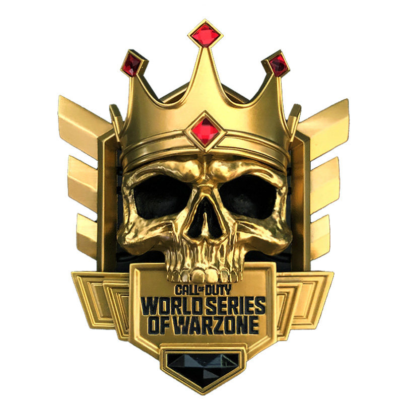 MW使命召唤COD黑色行动6赛季排位TOP250王冠骷髅模型周边磁吸挂件