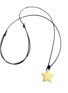 鹊踏枝手作情侣星月项链