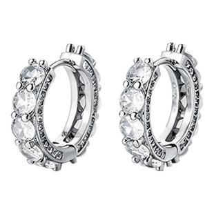 GIZOU邓为同款耳环满钻轻奢高级感耳饰男女痞帅镶钻耳钉2025爆款