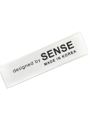 韩国唛KOREA制造领标白色布标