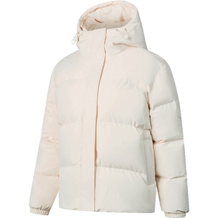 鸿星尔克羽绒服女冬季新款女士防泼水抗静电羽绒衣面包服夹克外套