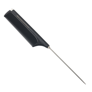 专业美发尖尾梳子伸缩梳可收缩钢针尖尾梳打毛挑梳便捷梳发廊工具