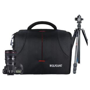 沃尔夫冈WOLFGANG单肩相机包数码相机收纳包微单单反镜头手提包适用富士尼康索尼佳能DF002单反相机收纳包