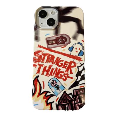 Strangerthings涂鸦适用于iPhone17promax手机壳苹果16怪奇物语13mini高级感15puls美式14防摔12菲林壳XR全包