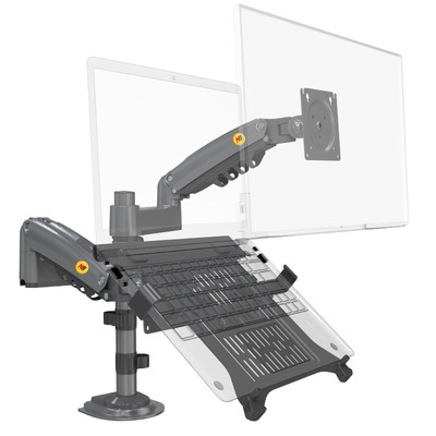 NB立柱款笔记本显示器组合支架