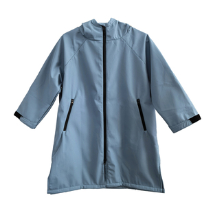 外贸亚马逊冬季加厚保暖儿童游泳浴袍冬泳训练比赛出水外套防寒服