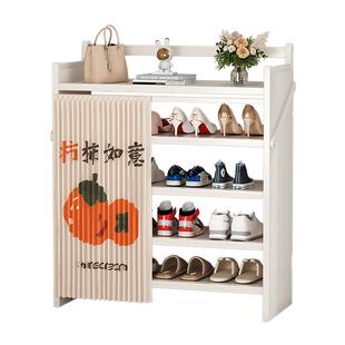 三梦楠竹免安装鞋架子家用门口入户门多层简易防尘折叠宿舍出租房