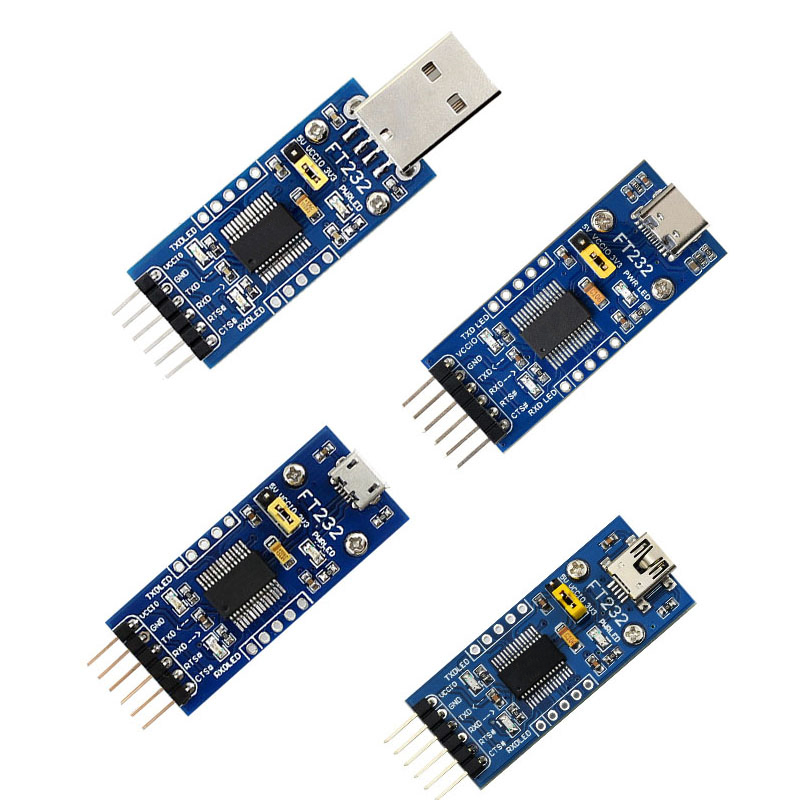 微雪 FT232RNL刷机工具 USB转UART/TTL串口通讯模块 多接口可选