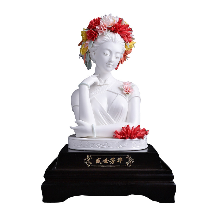 素茗中国白《盛世芳华》陶瓷美女