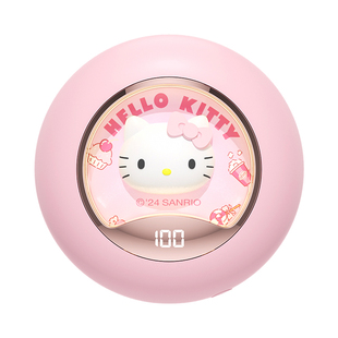 三丽鸥HelloKitty暖手宝手握式充电款电池3C认证可爱迷你小夜灯便携安全防爆学生专用生日礼物送女生2026新款