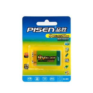 品胜 9V方型 方块仪器表 大容量6F22镍氢ktv麦克风话筒充电电池