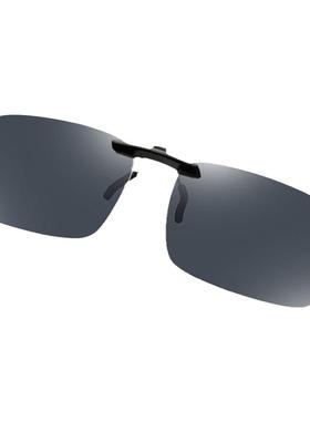 偏光墨镜女夹片式近视眼太阳镜